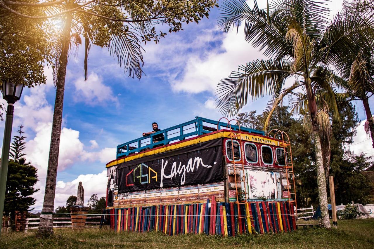 Casa Kayam Art Hostel Coliving Coworking Guatapé Buitenkant foto